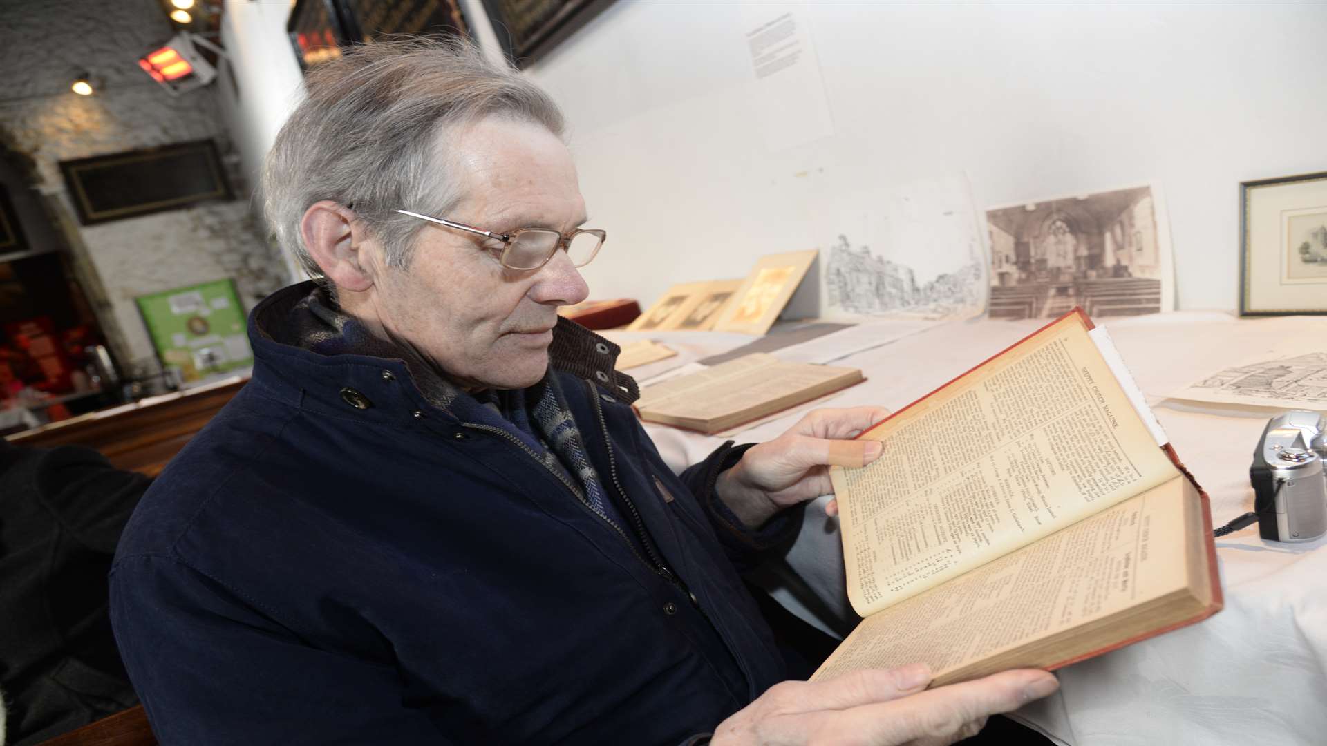 David Fellowes reads an old parish magazine