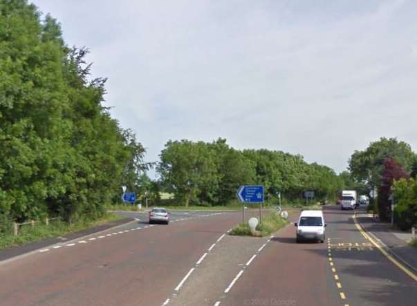 The A251 where it meets the M2. Picture: Google street view.