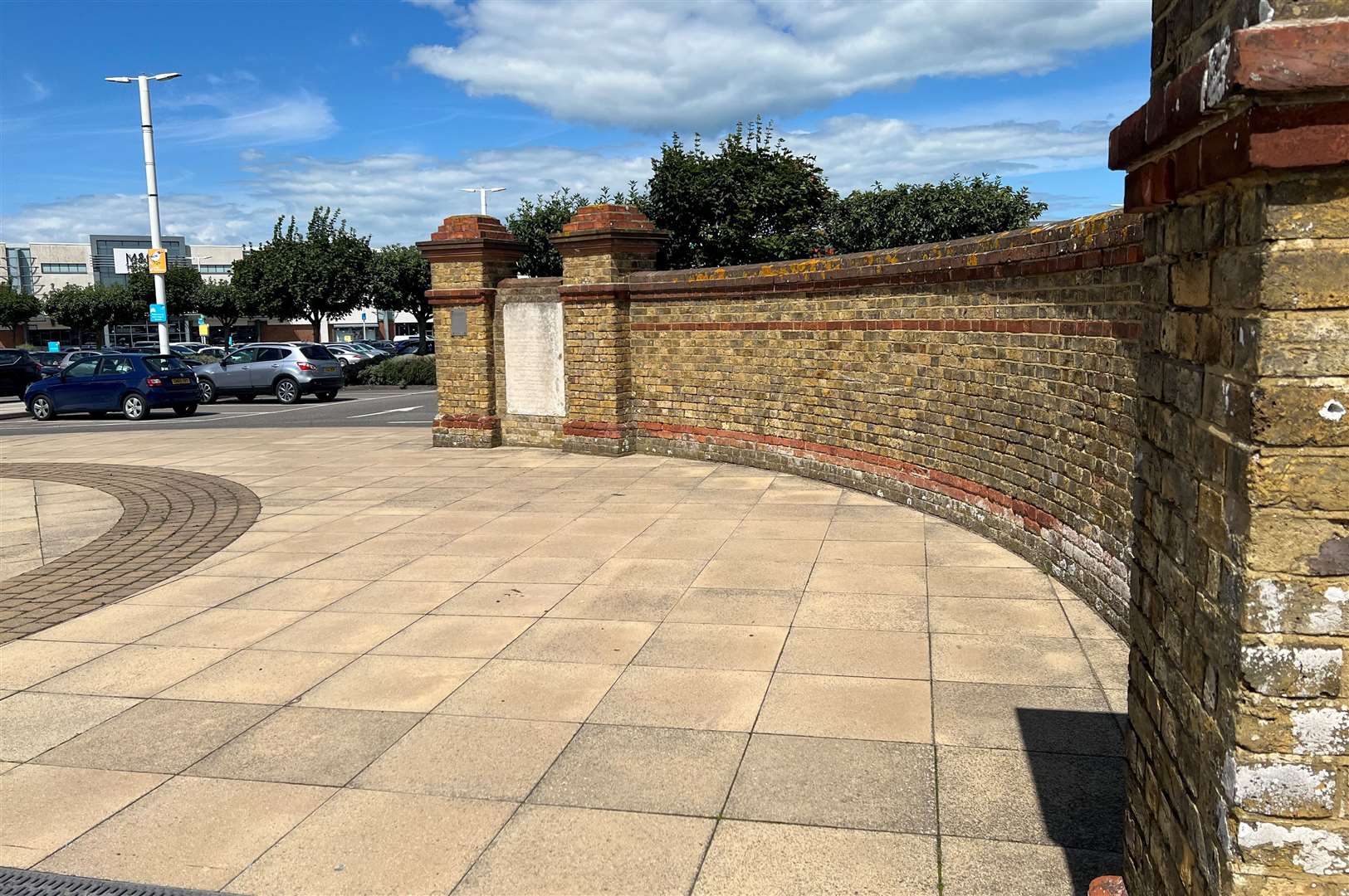 The old gateway to Haine Hospital at Westwood Cross - one of the last remaining relics of its past