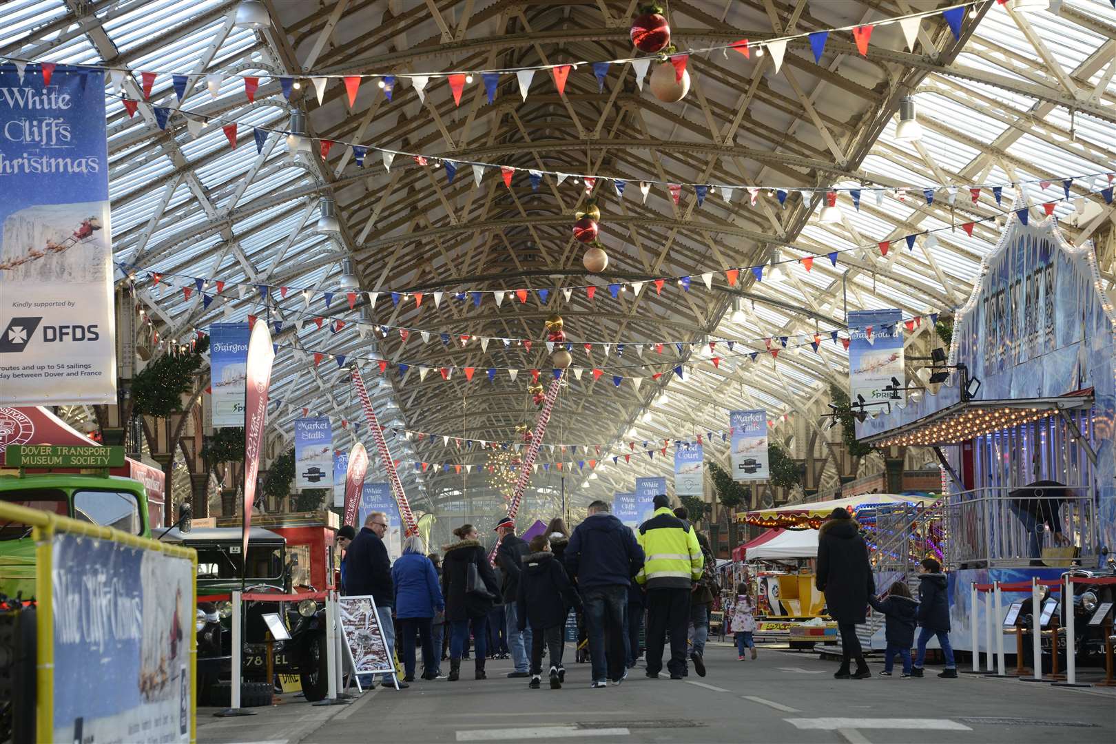 This year's White Cliffs Christmas event in Dover has been cancelled Picture: Paul Amos