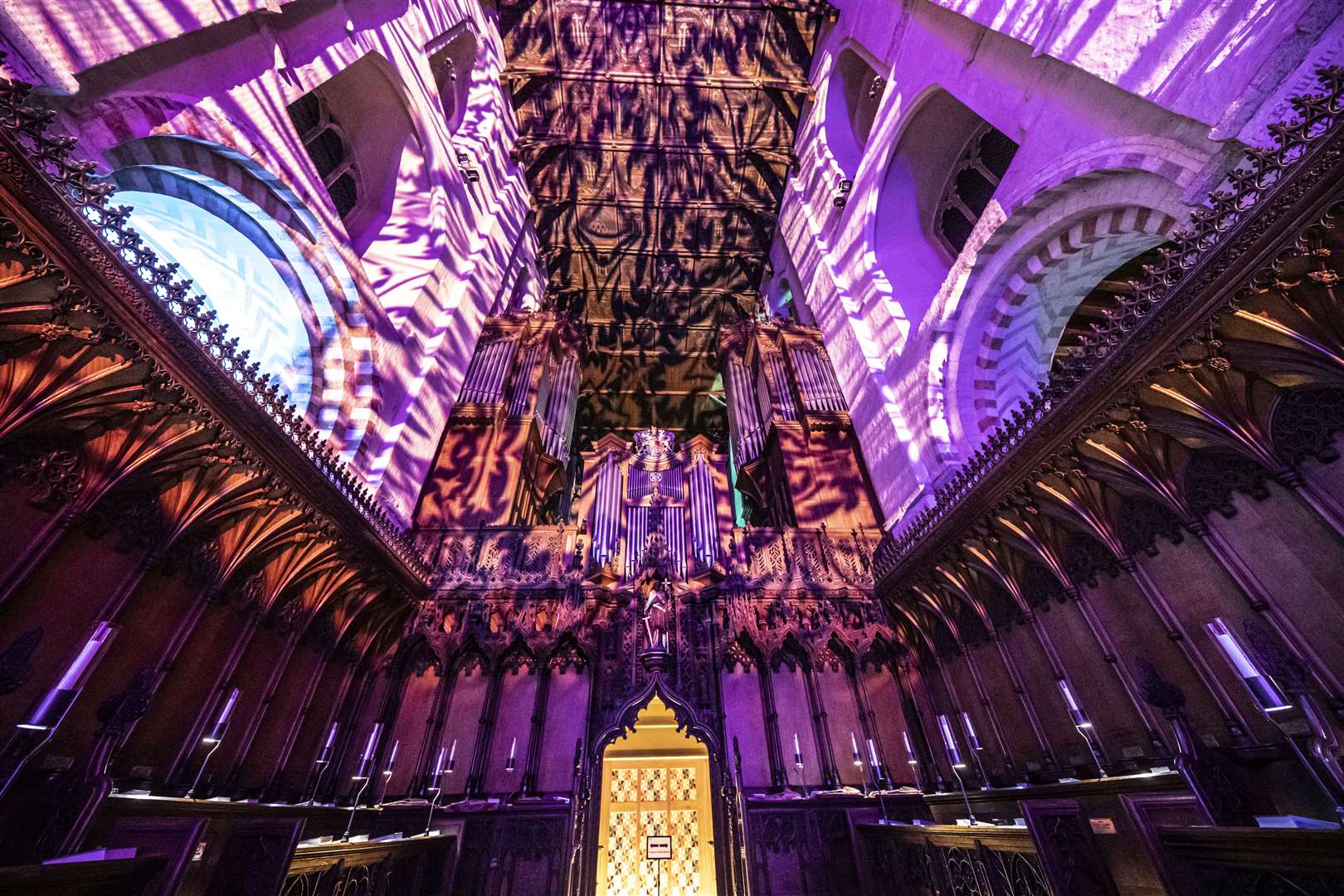 Luxmuralis, the team behind Life, are known for their stunning sound and light displays. Picture: Rochester Cathedral