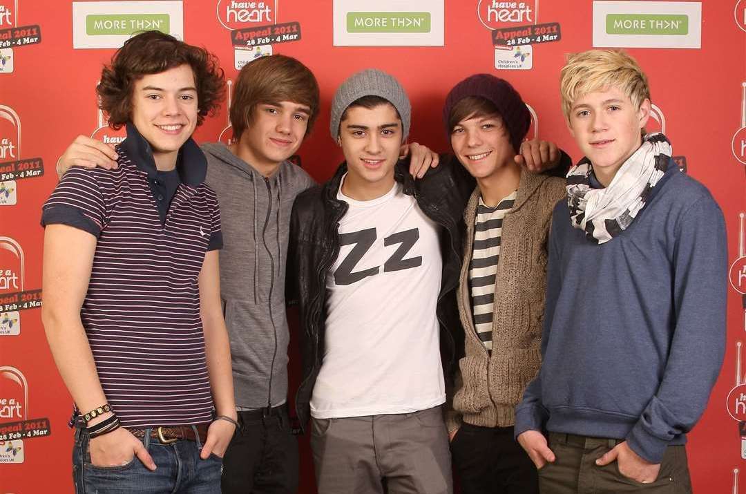 One Direction in 2011. Picture: Dominic Lipinski/PA