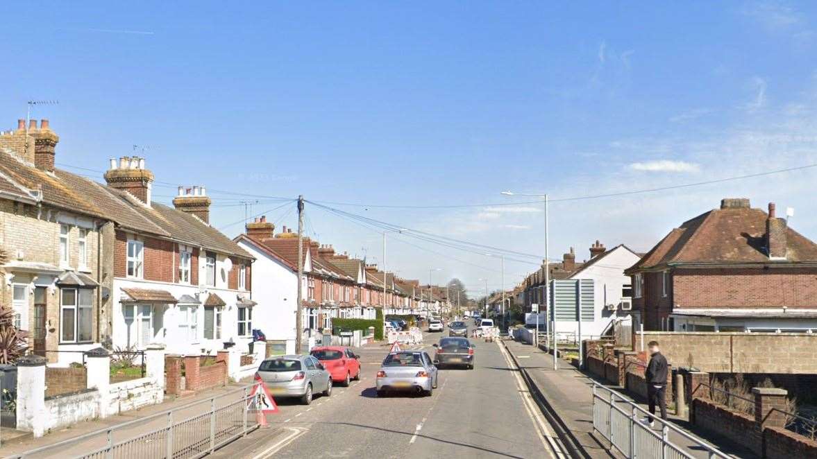 Keyless cars were targeted by thieves in Beaver Road in Ashford. Picture: Google