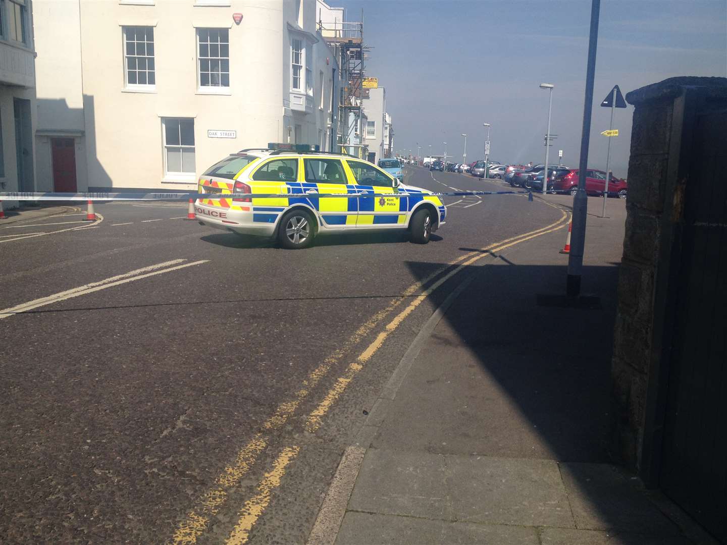 The scene of the accident in Beach Street, Deal, in 2014.