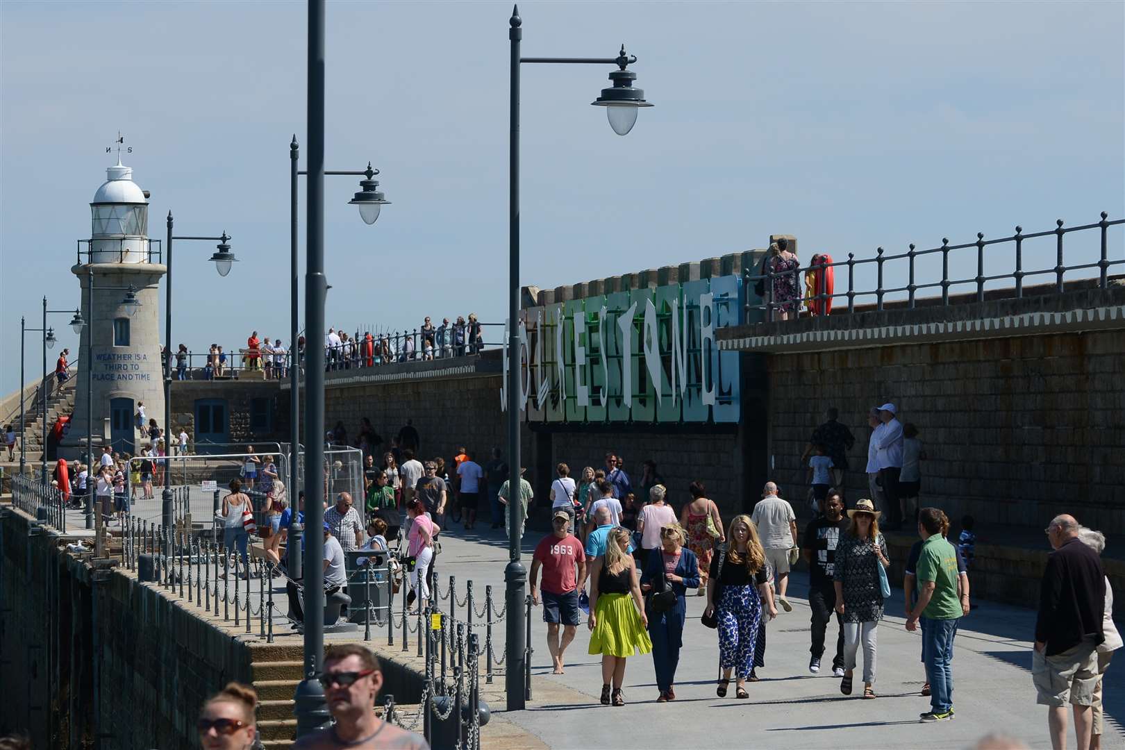 Folkestone Harbour Arm. Picture: Gary Browne