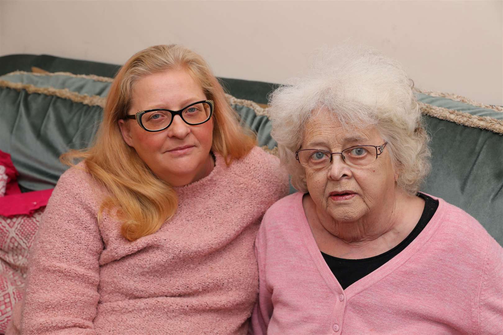 Ros Farley (Right) died after battling lung cancer she feared was caused by asbestos exposure in Woolworths. Picture: Andy Jones