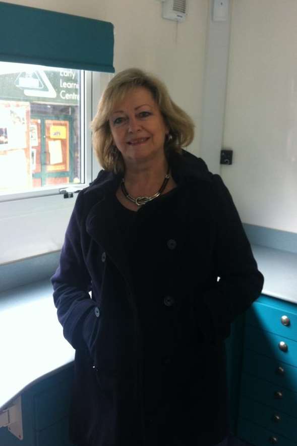 Kent police and crime commissioner, Ann Barnes, visited Gravesend