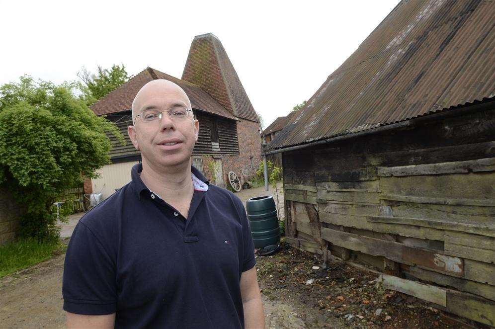 Simon Coulson, the owner of Buss Farm