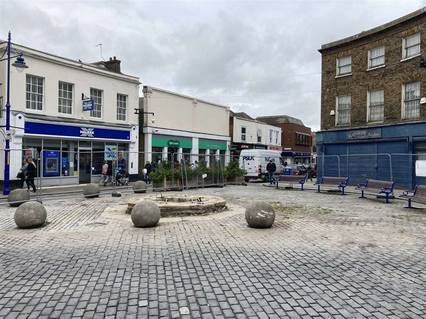 Day Four: Time has flown. The Sheerness clock tower is no more having left for Derby to be restored