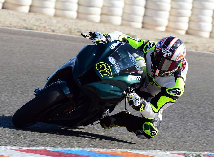 Shane Byrne crashed at Brands Hatch Picture: Jessop/PSP