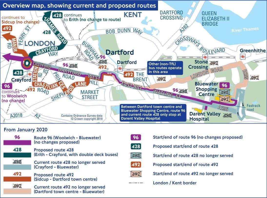 Bus services changes propsed by Transport for London (14498229)