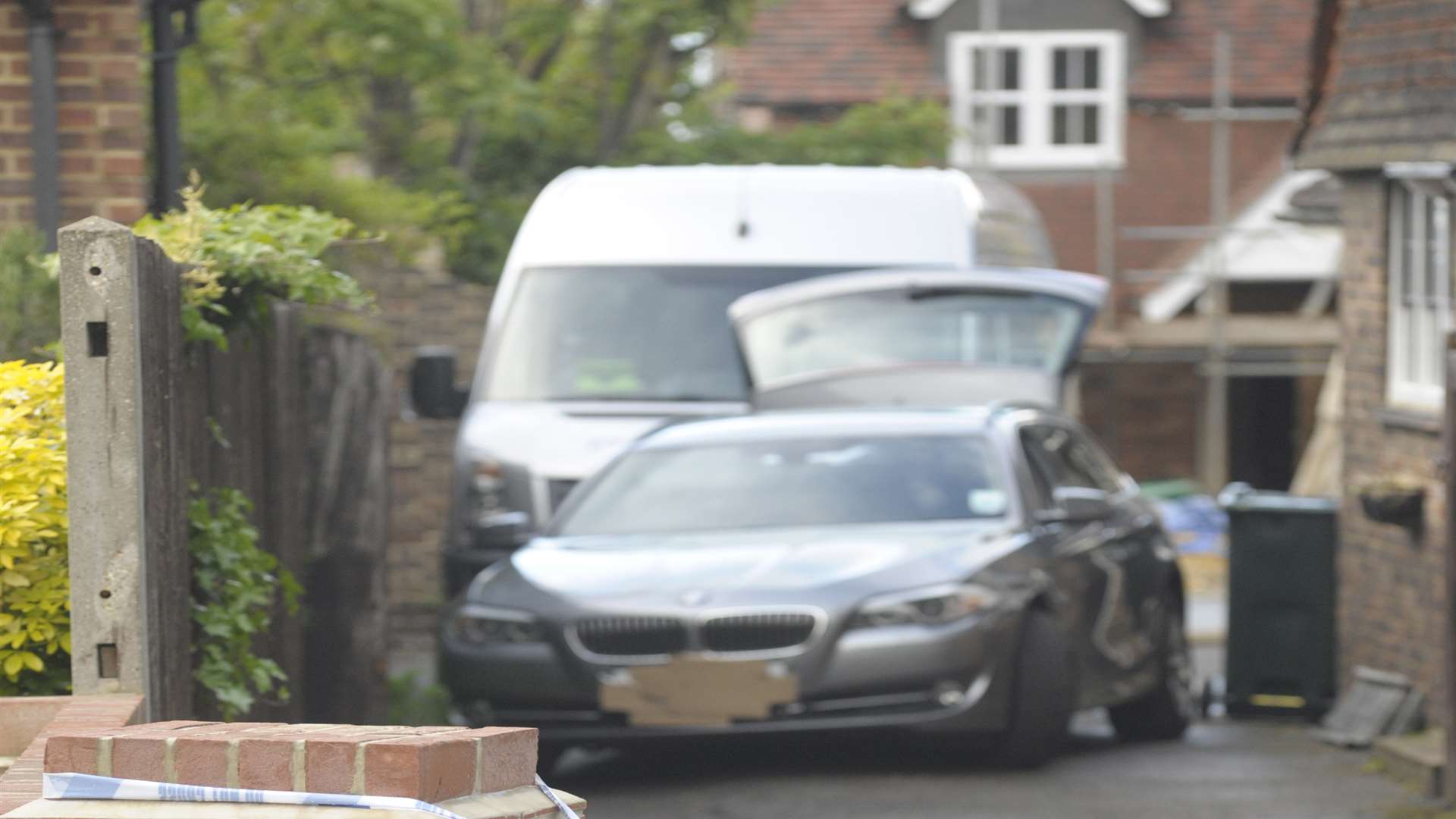 Reader's home in Dartford Road, Dartford. Police activity.