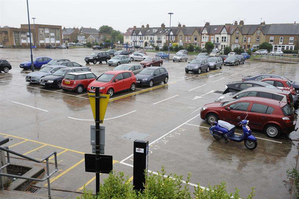 The Gorrell Tank car park which has been closed during one of the busiest times of the year