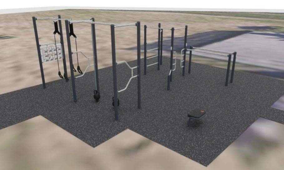 The recreation park in Willesborough, Ashford will also feature callisthenics equipment