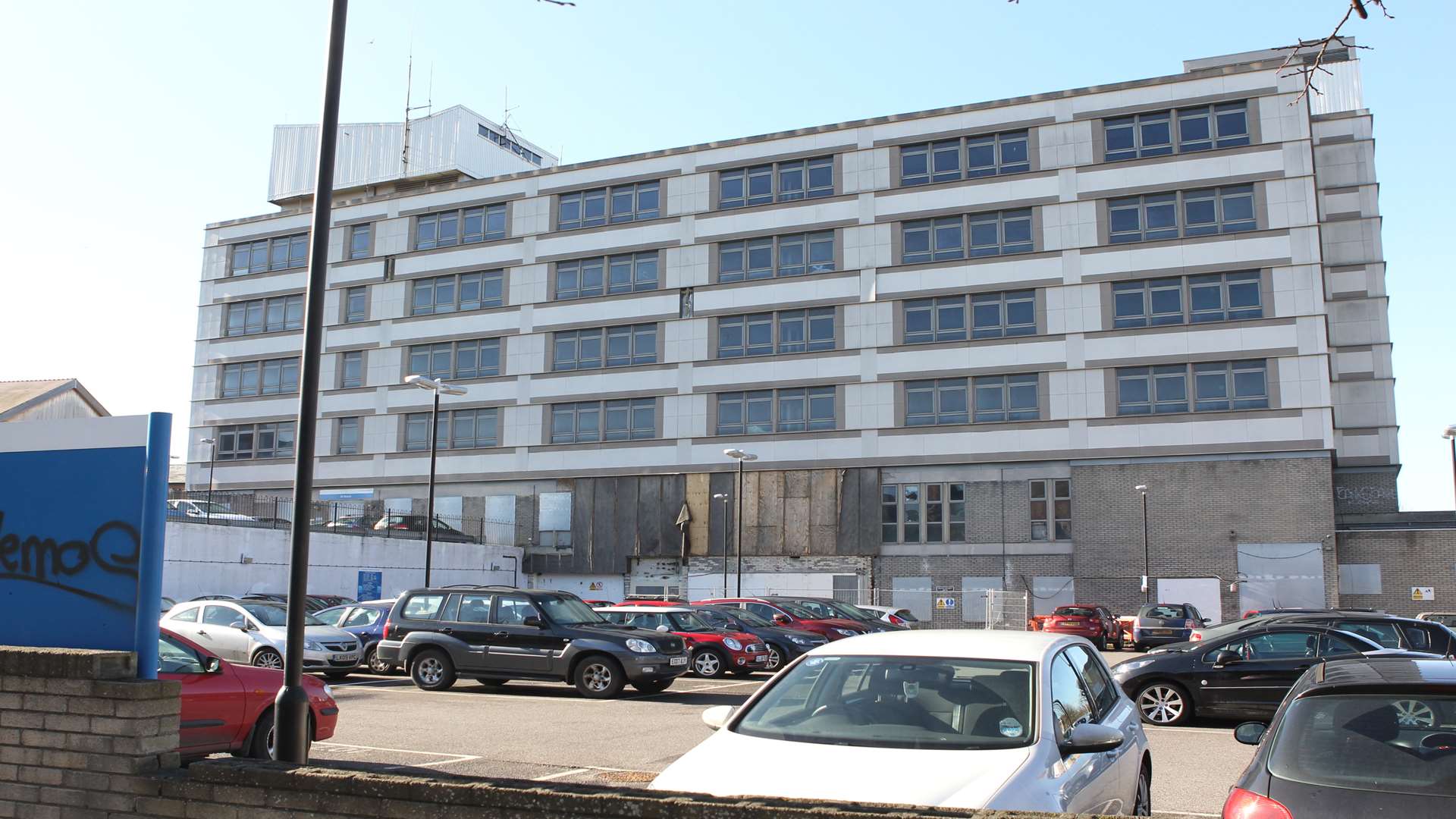 The old maternity block in Bath Street, Gravesend