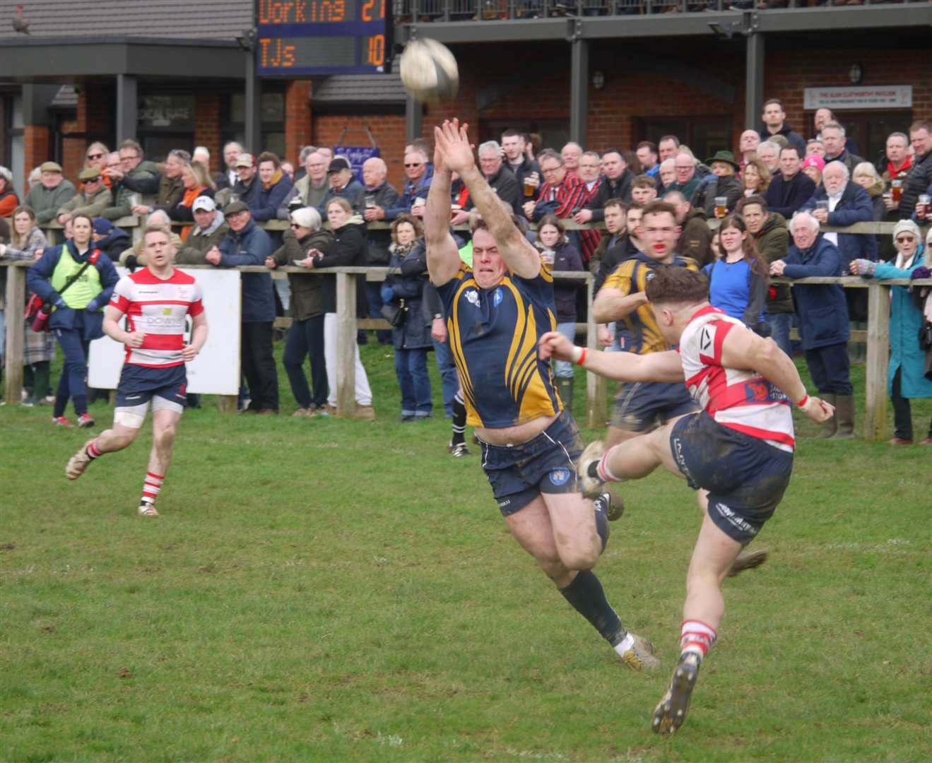 Action from TJs' defeat at Dorking.